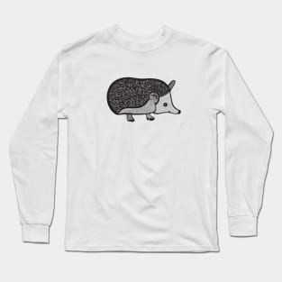 Hedgehog Ink Art - light colors Long Sleeve T-Shirt